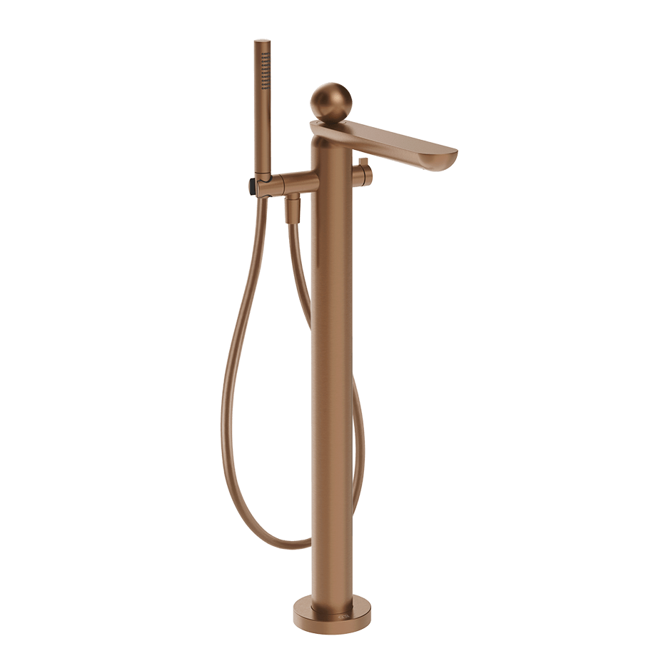 Gessi Bath Mixer 74029 in Copper Brushed Pvd