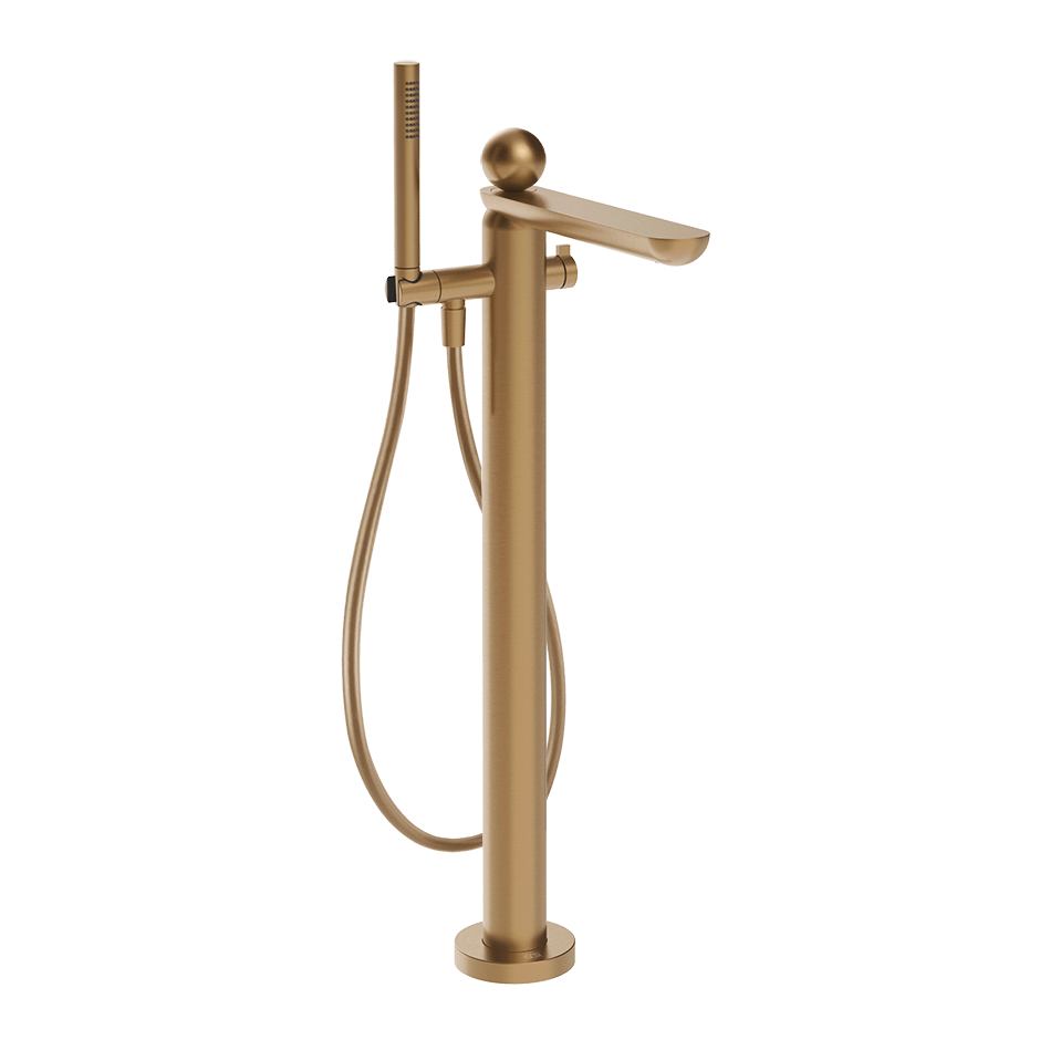 Gessi Bath Mixer 74029 in Warm Bronze Br. Pvd