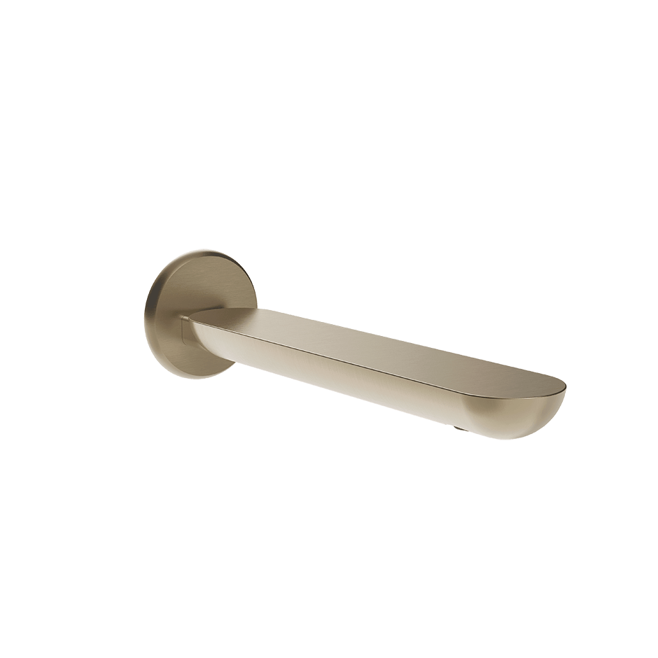 Gessi Basin Spout 74031 in Finox Brushed Nickel