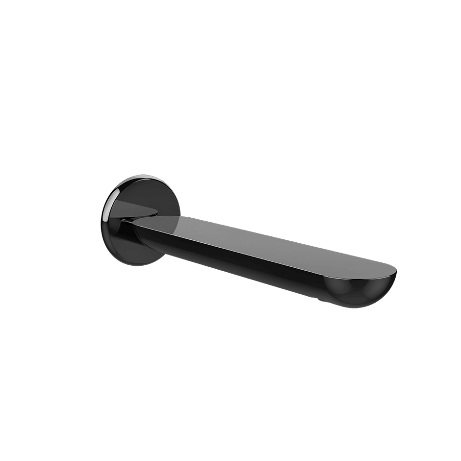 Gessi Basin Spout 74031 in Black Metal Pvd
