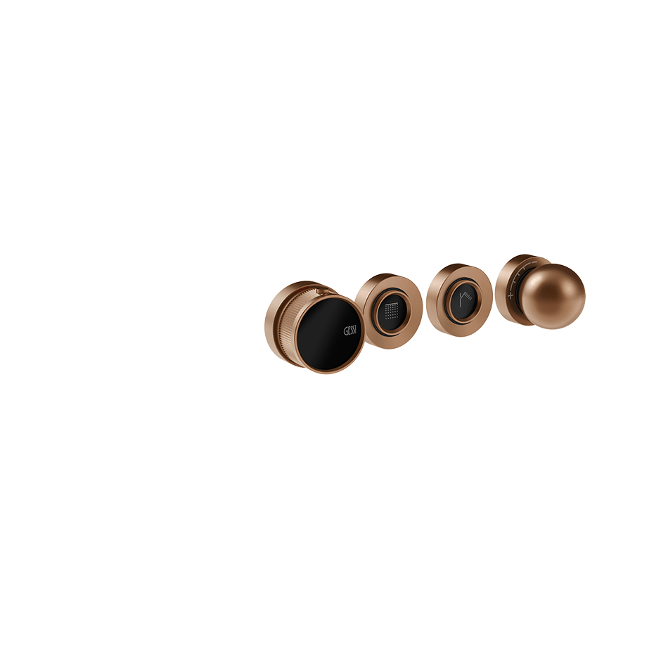Gessi Shower Mixer 74032 in Copper Brushed Pvd