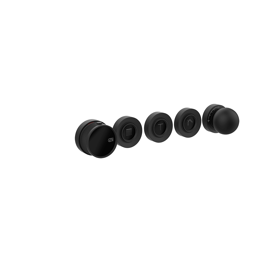 Gessi Shower Mixer 74034 in Matte Black