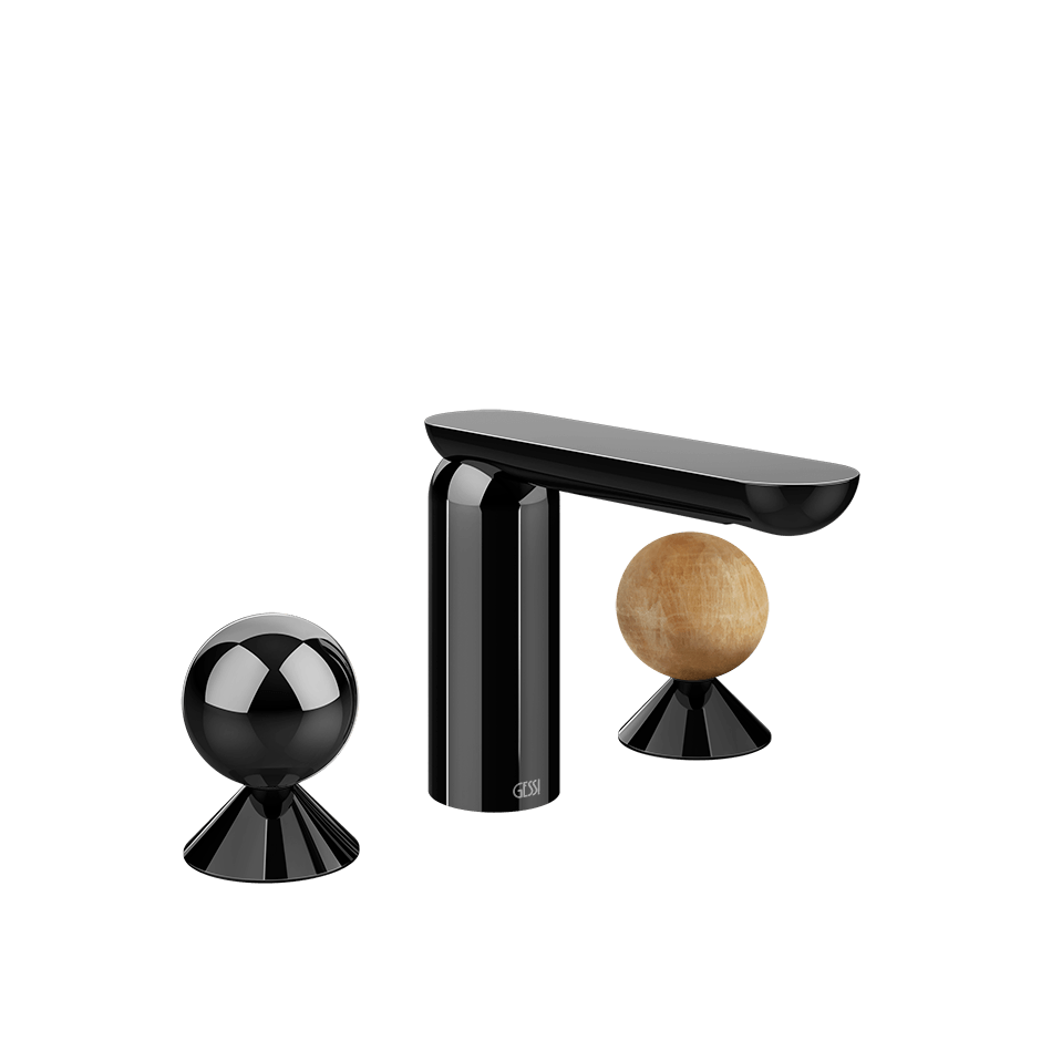 Gessi Washbasin Group 74035 in Black Metal Pvd