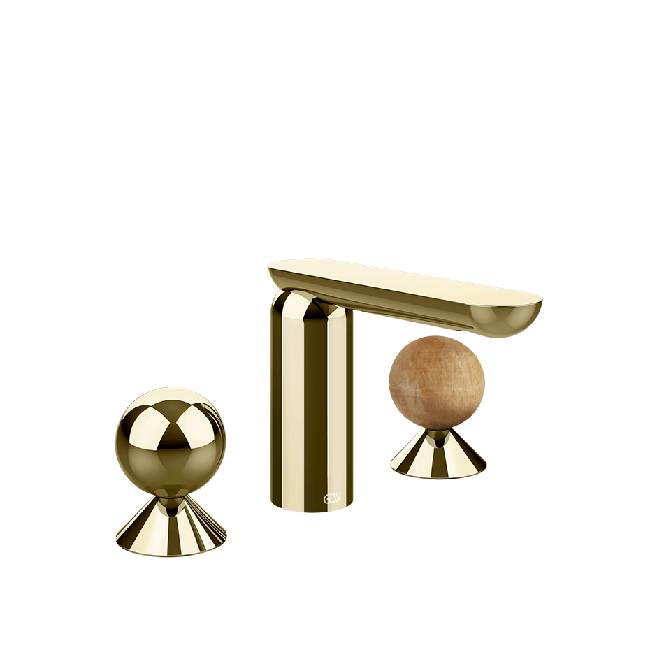 Gessi Washbasin Group 74035 in Brass Pvd