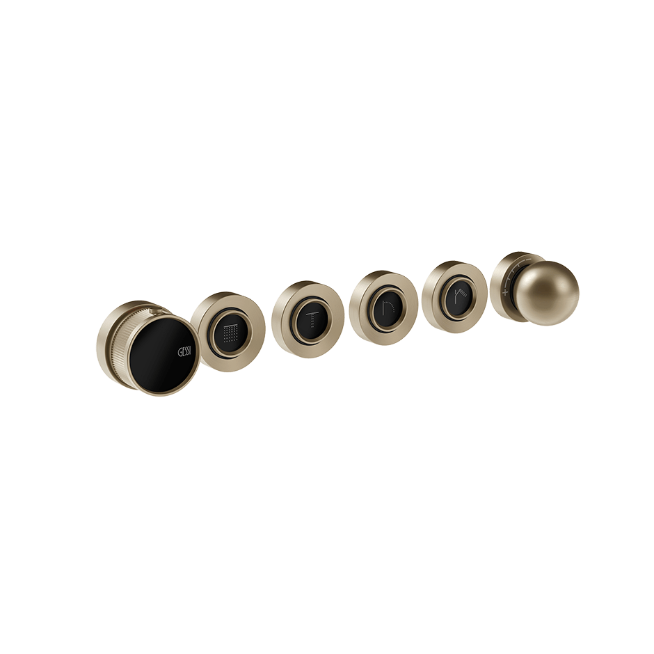 Gessi Shower Mixer 74036 in Finox Brushed Nickel
