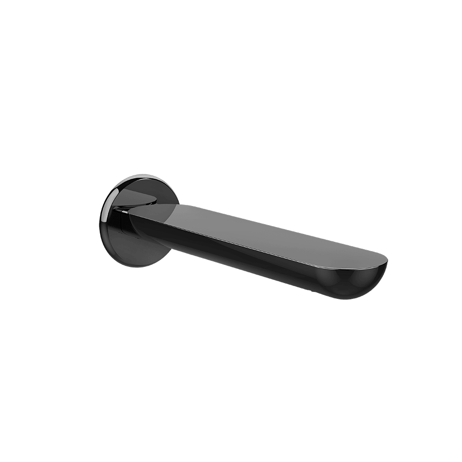 Gessi Bath Spout 74041 in Black Metal Pvd