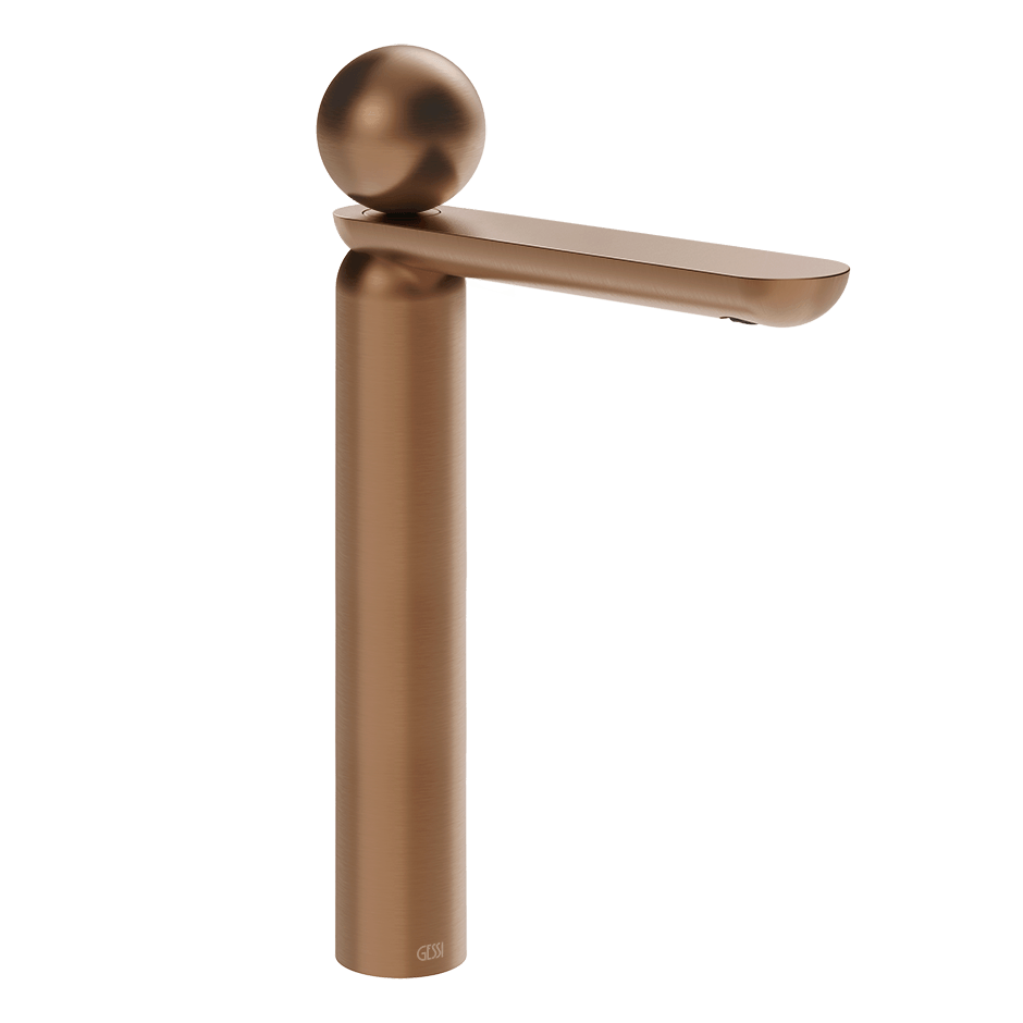 Gessi Washbasin Mixer 74053 in Copper Brushed Pvd