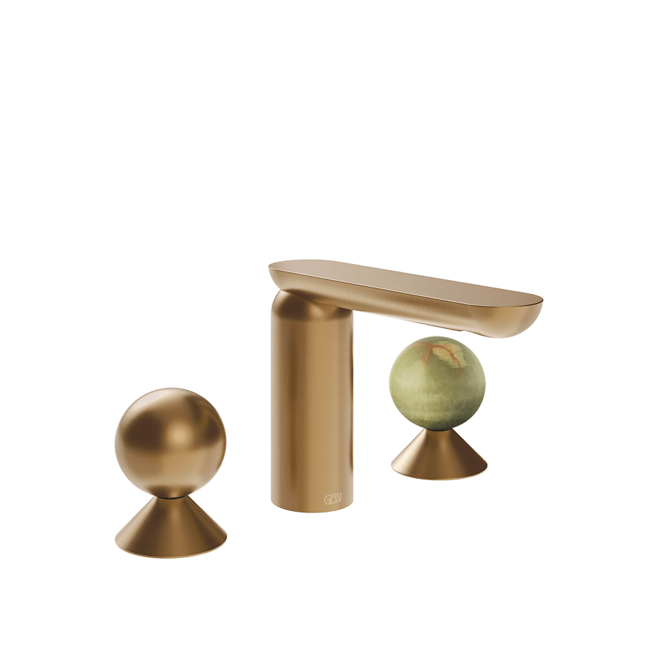 Gessi Washbasin Group 74055 in Warm Bronze Br. Pvd