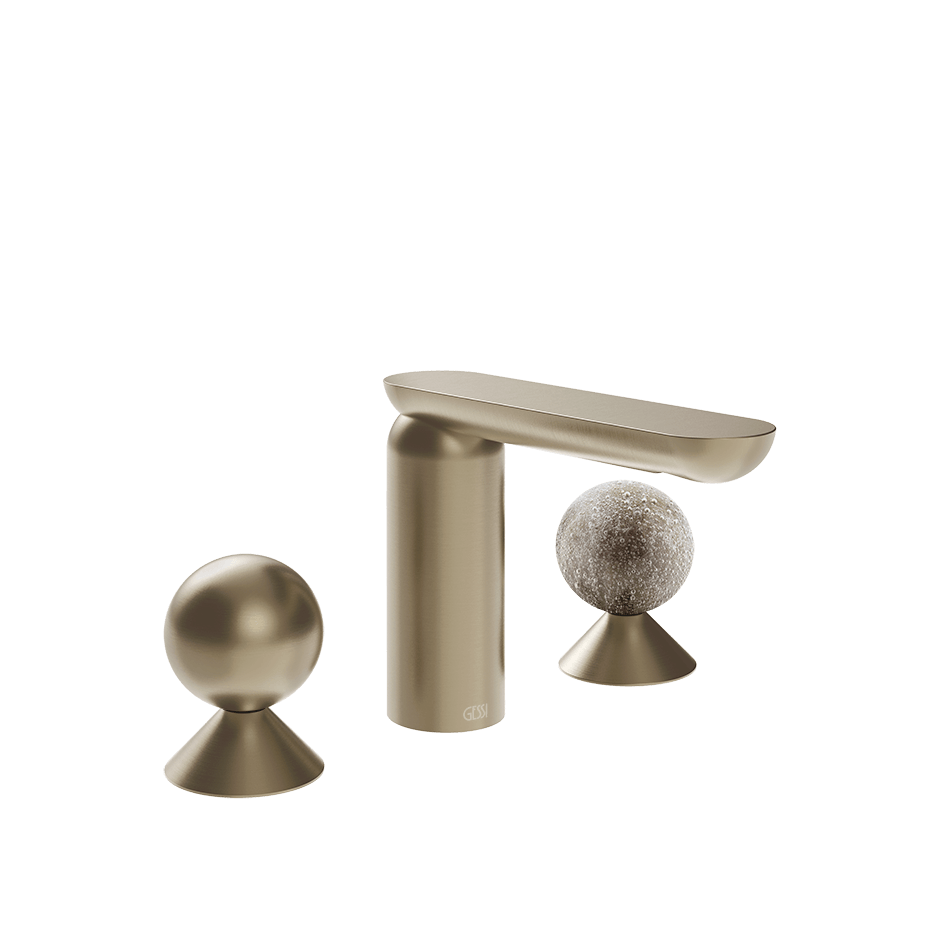 Gessi Washbasin Group 74065 in Finox Brushed Nickel
