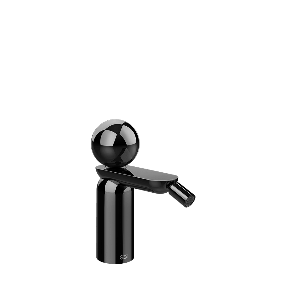 Gessi Bidet Mixer 74067 in Black Metal Pvd