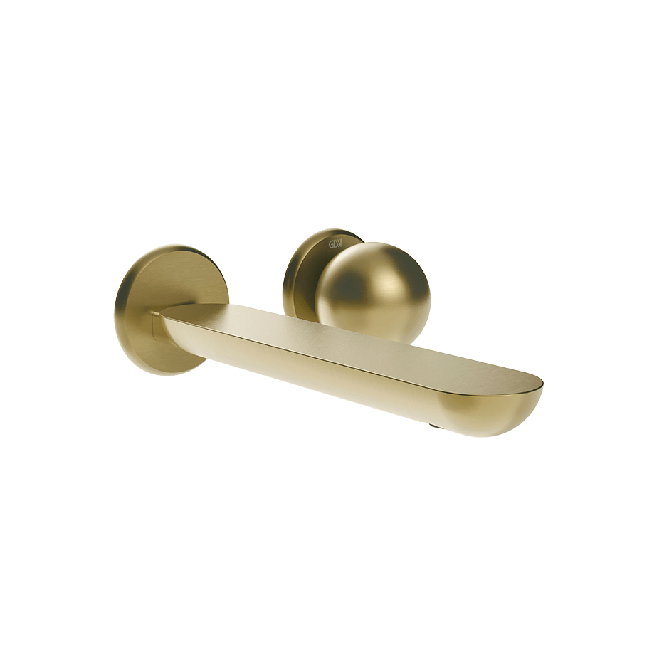 Gessi Washbasin Mixer 74088 in Brass Brushed Pvd