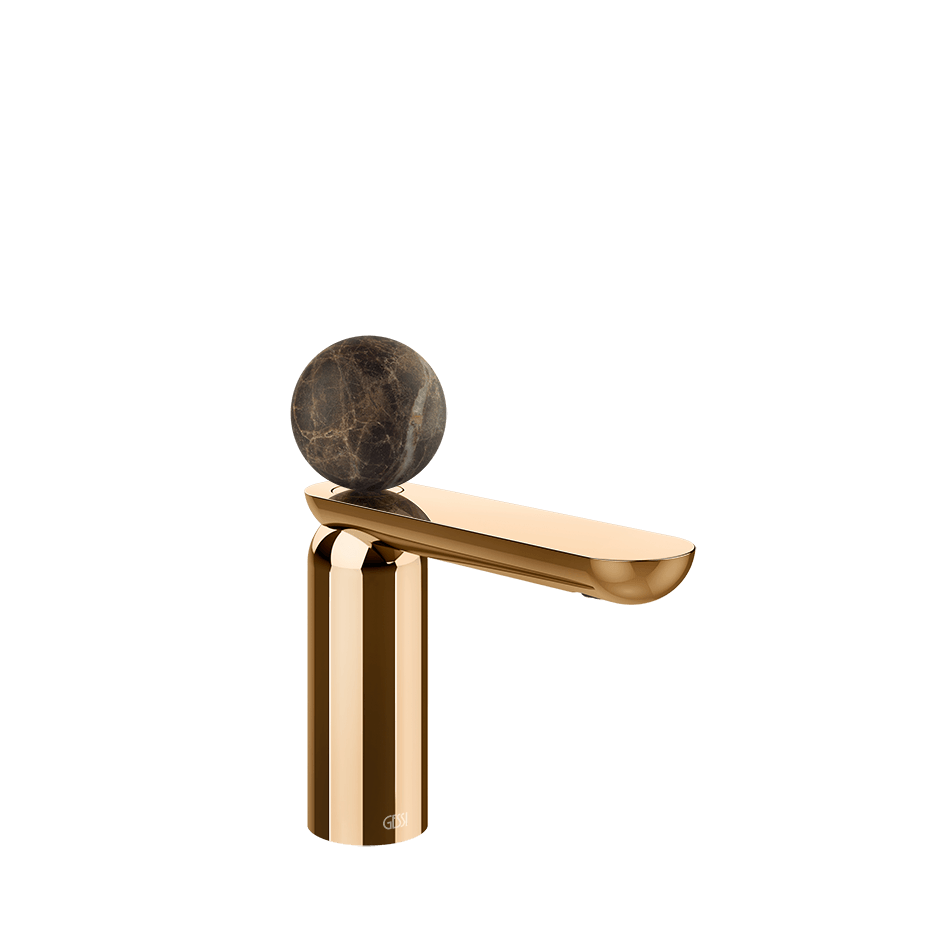 Gessi Washbasin Mixer 74102 in Warm Bronze Pvd