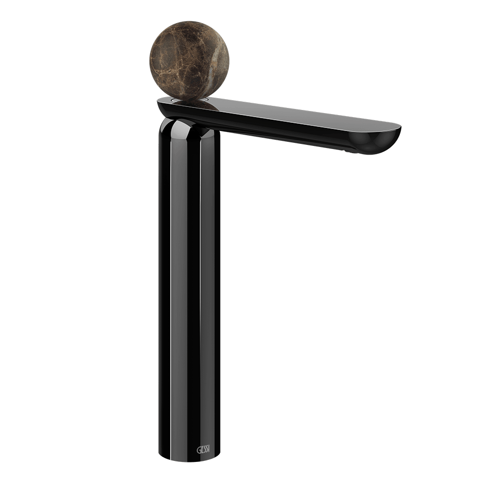 Gessi Washbasin Mixer 74104 in Black Metal Pvd