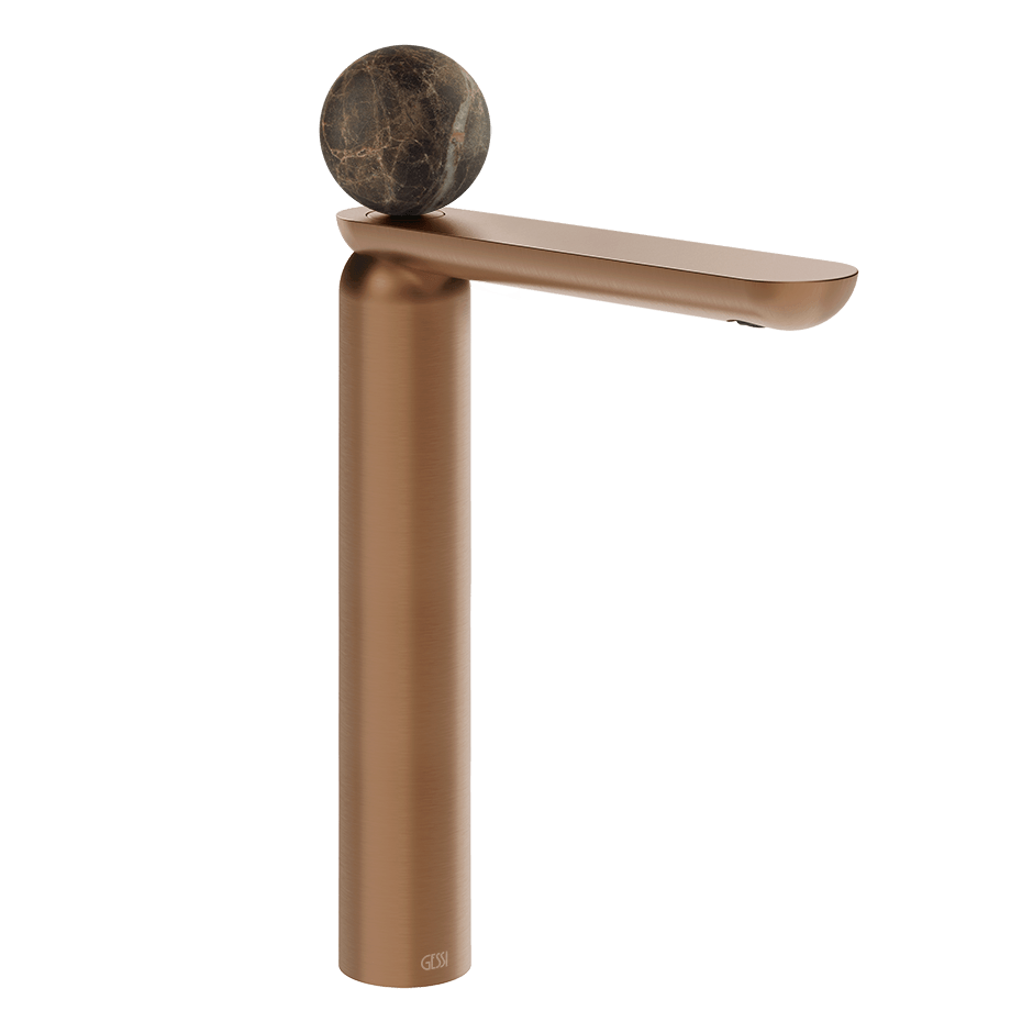 Gessi Washbasin Mixer 74104 in Copper Brushed Pvd