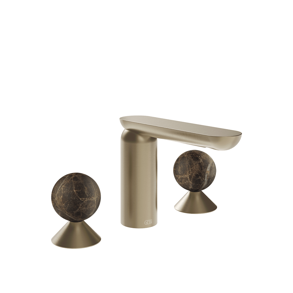 Gessi Washbasin Group 74115 in Finox Brushed Nickel