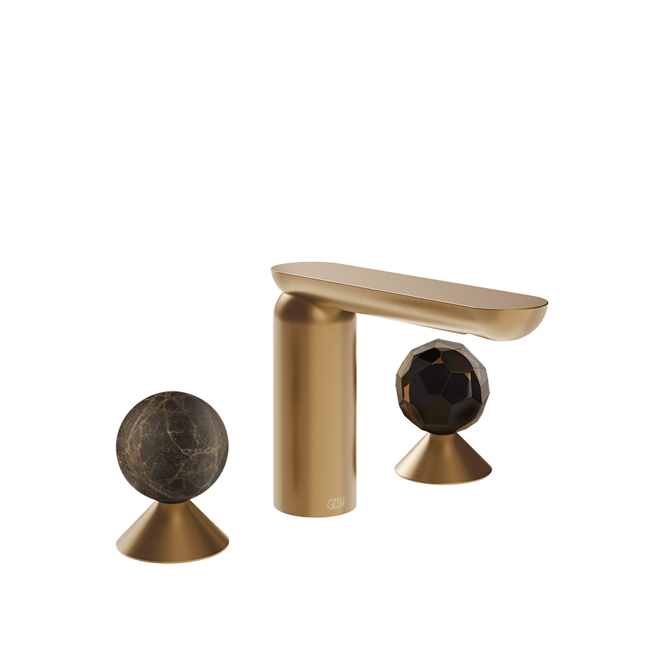 Gessi Washbasin Group 74125 in Warm Bronze Br. Pvd