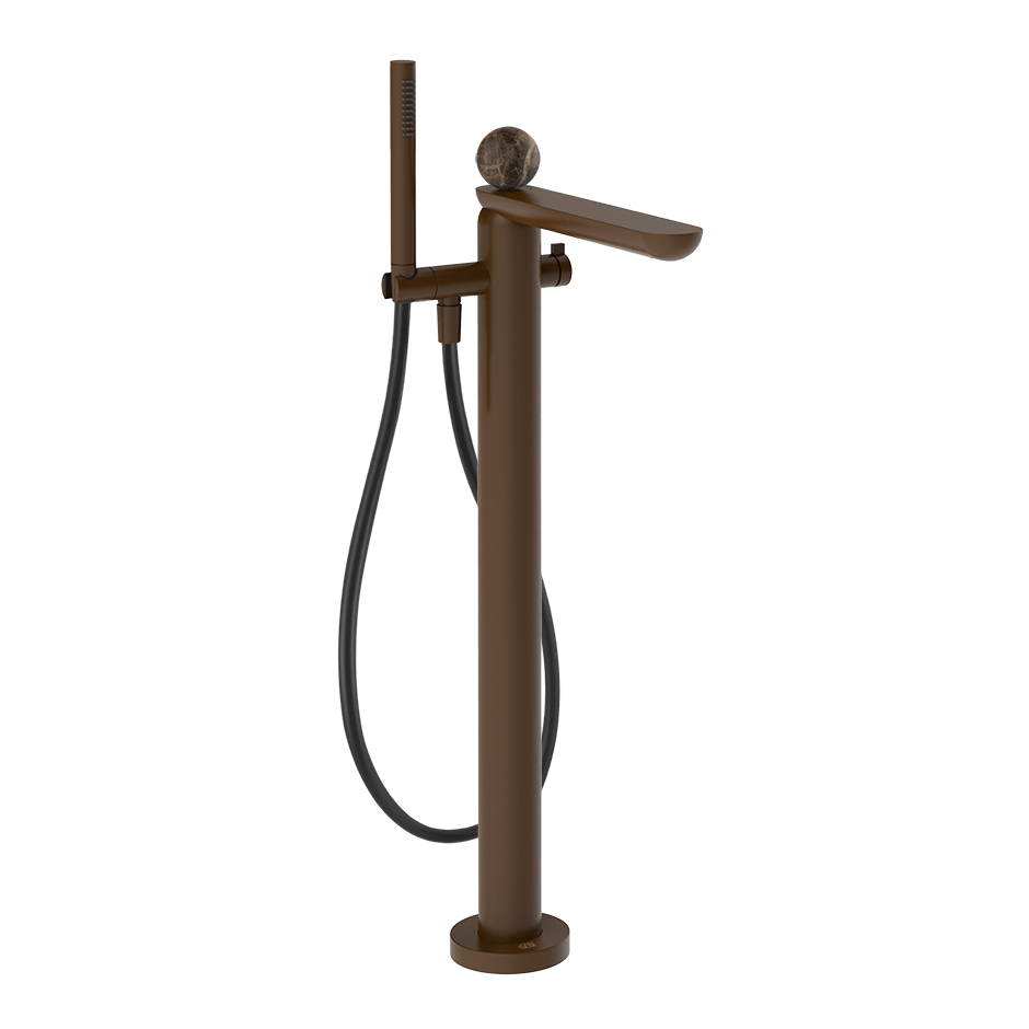 Gessi Bath Mixer 74129 in Dark Bronze