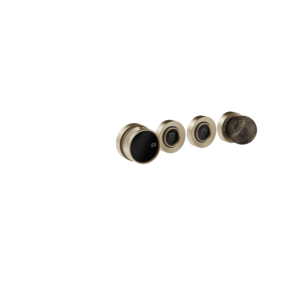 Gessi Shower Mixer 74132 in Finox Brushed Nickel