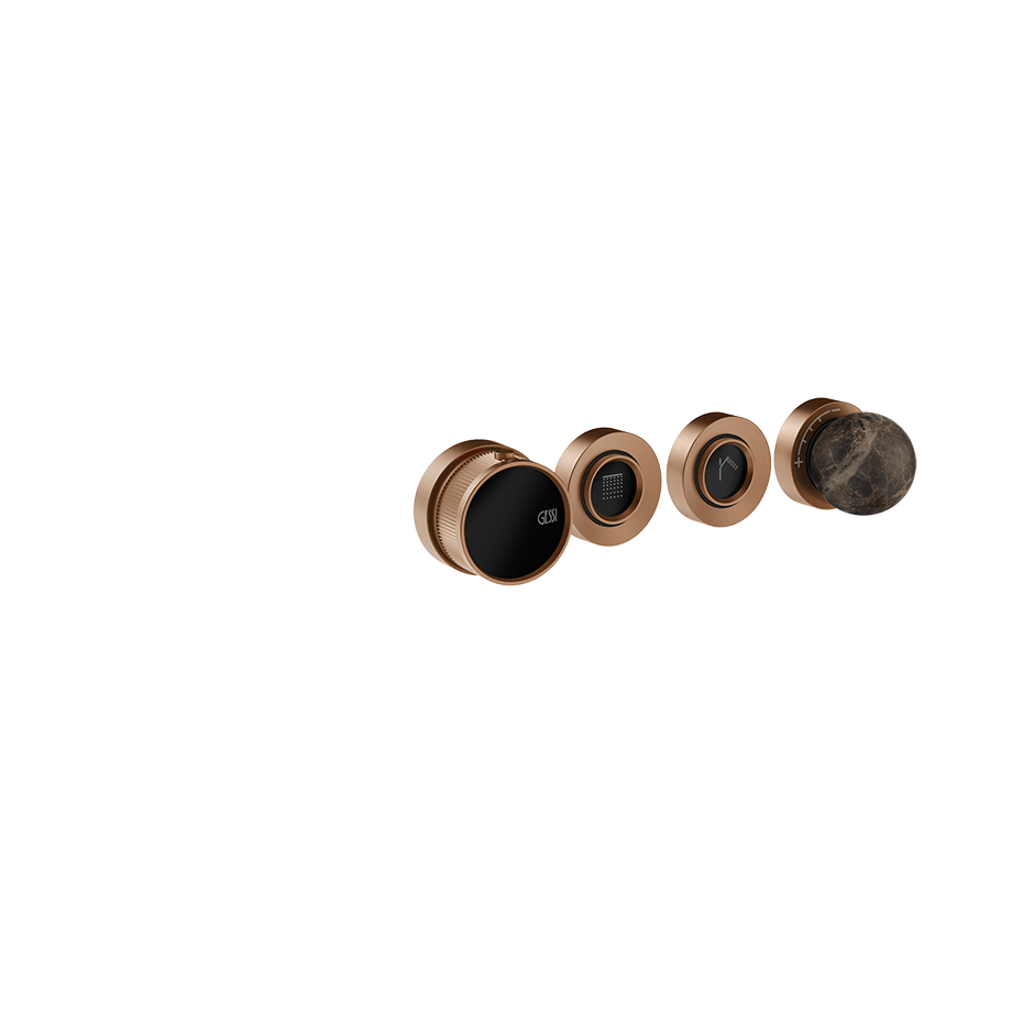 Gessi Shower Mixer 74132 in Copper Brushed Pvd
