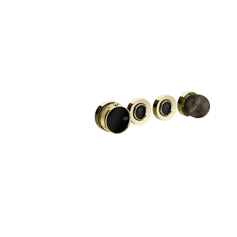 Gessi Shower Mixer 74132 in Brass Pvd