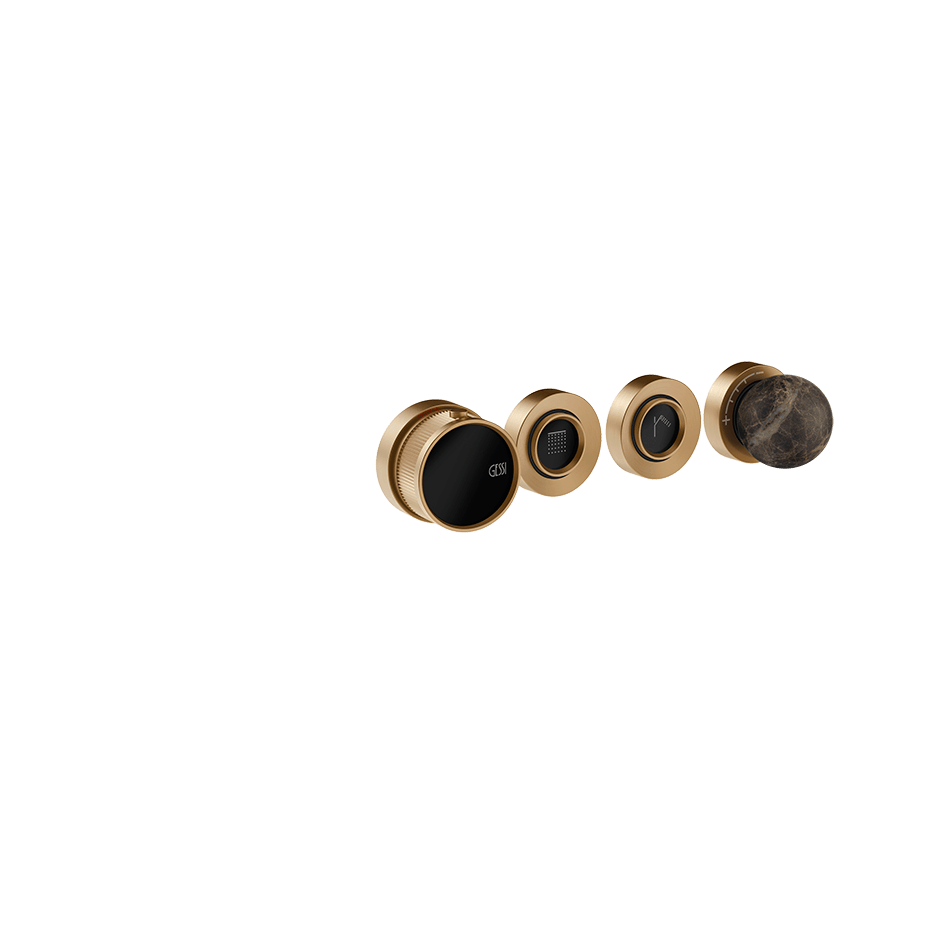 Gessi Shower Mixer 74132 in Warm Bronze Br. Pvd