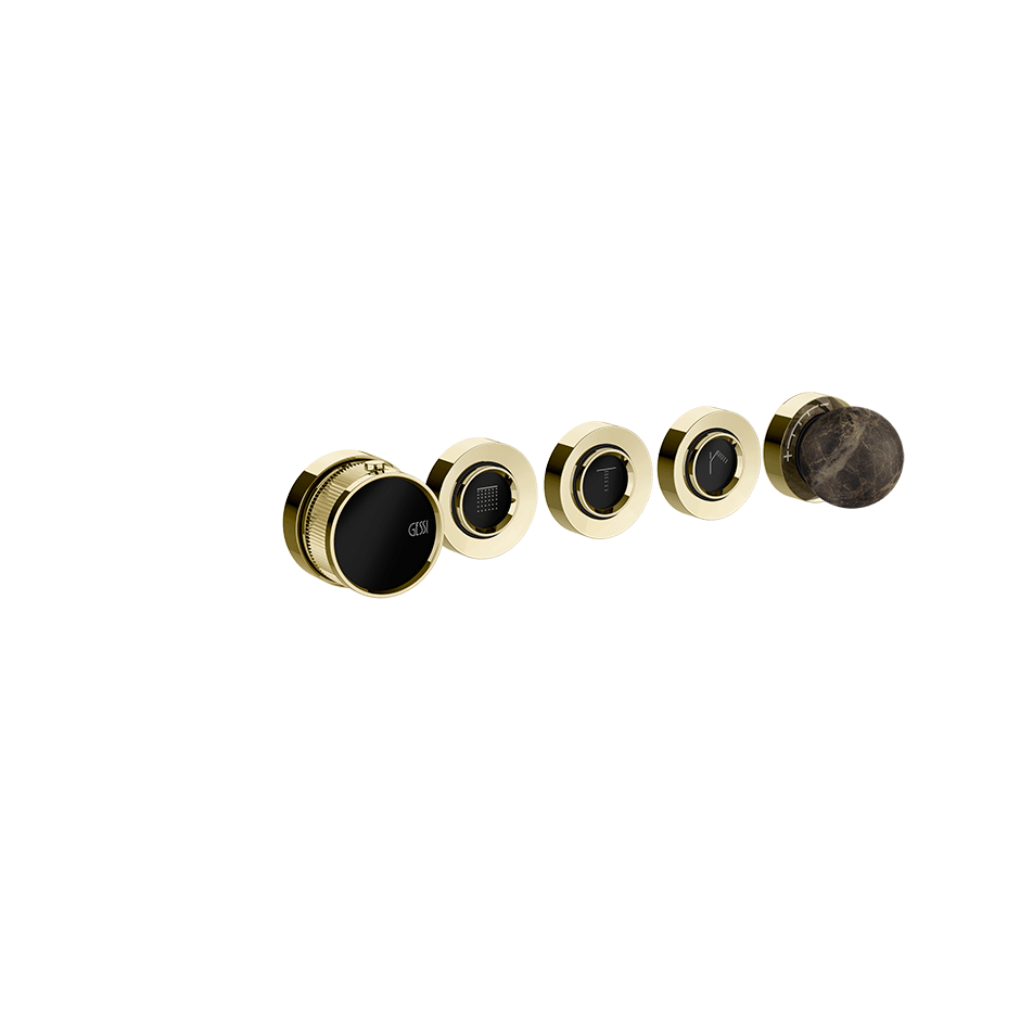 Gessi Shower Mixer 74134 in Brass Pvd
