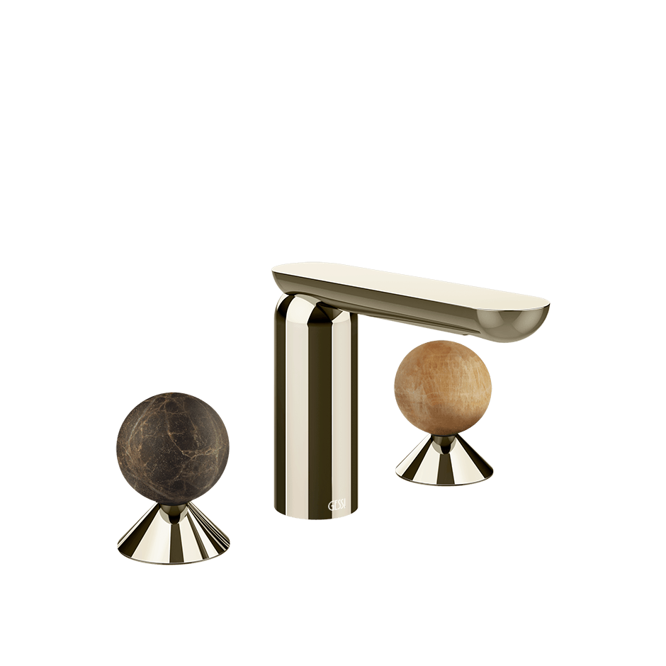 Gessi Washbasin Group 74135 in Nickel Pvd