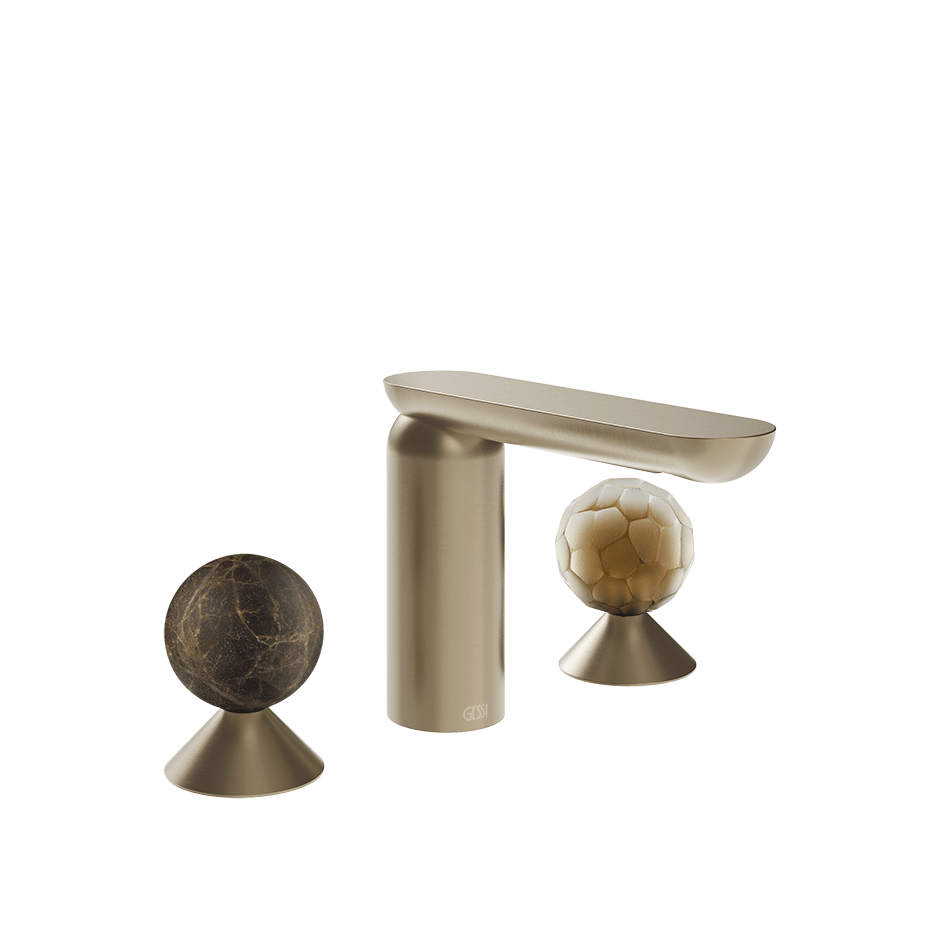 Gessi Washbasin Group 74145 in Finox Brushed Nickel