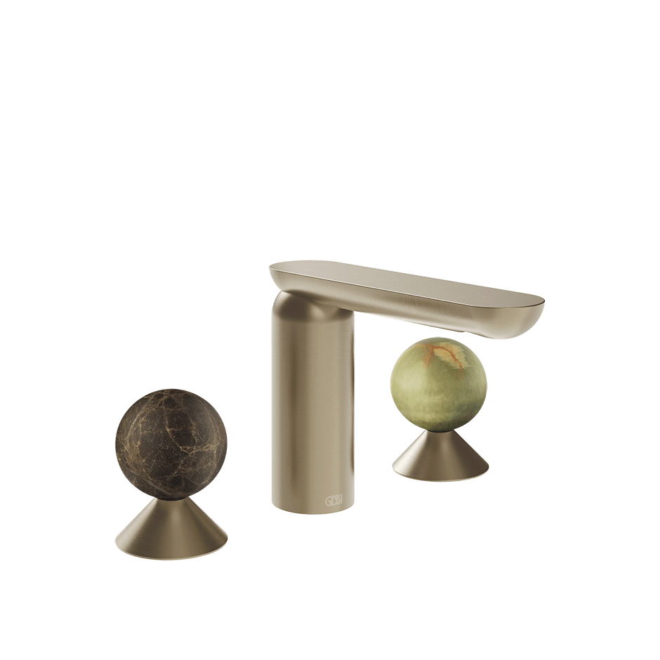 Gessi Washbasin Group 74155 in Finox Brushed Nickel