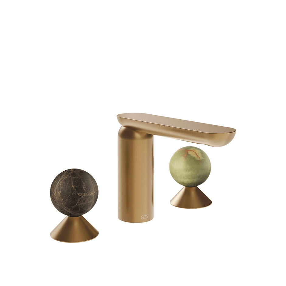 Gessi Washbasin Group 74155 in Warm Bronze Br. Pvd