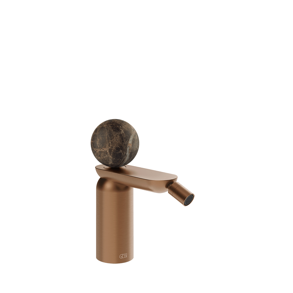 Gessi Bidet Mixer 74167 in Copper Brushed Pvd