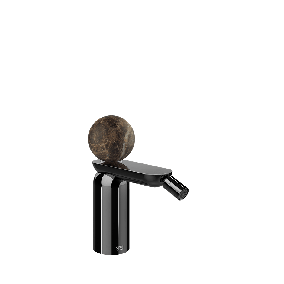 Gessi Bidet Mixer 74168 in Black Metal Pvd