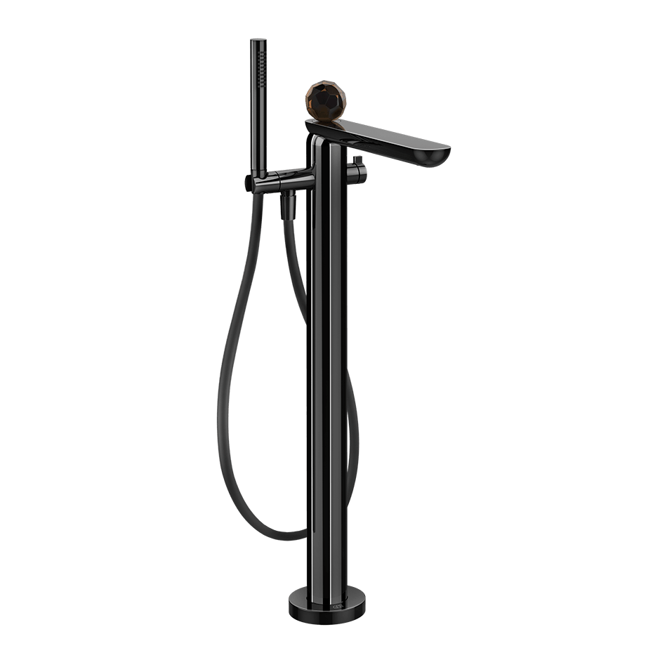 Gessi Bath Mixer 74229 in Black Metal Pvd