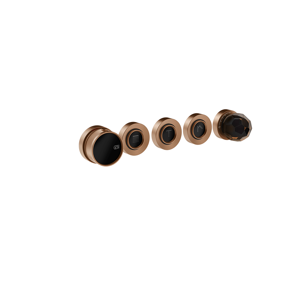 Gessi Shower Mixer 74234 in Copper Brushed Pvd