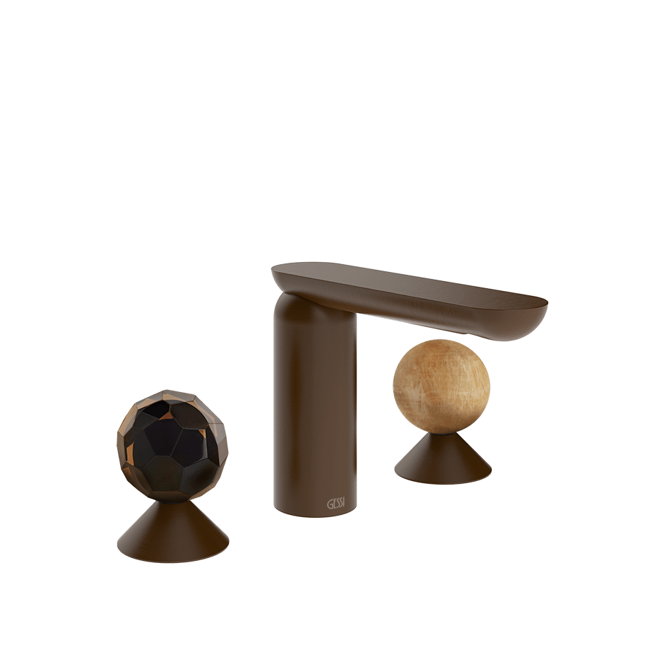 Gessi Washbasin Group 74235 in Dark Bronze