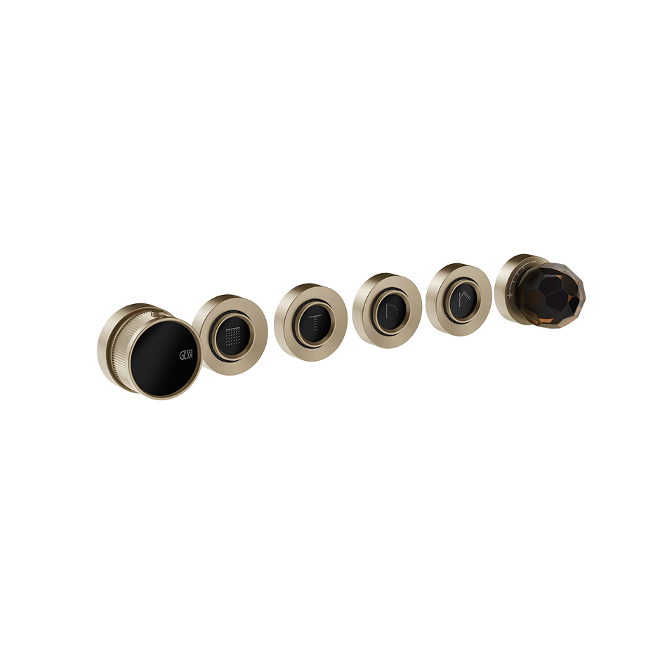 Gessi Shower Mixer 74236 in Finox Brushed Nickel