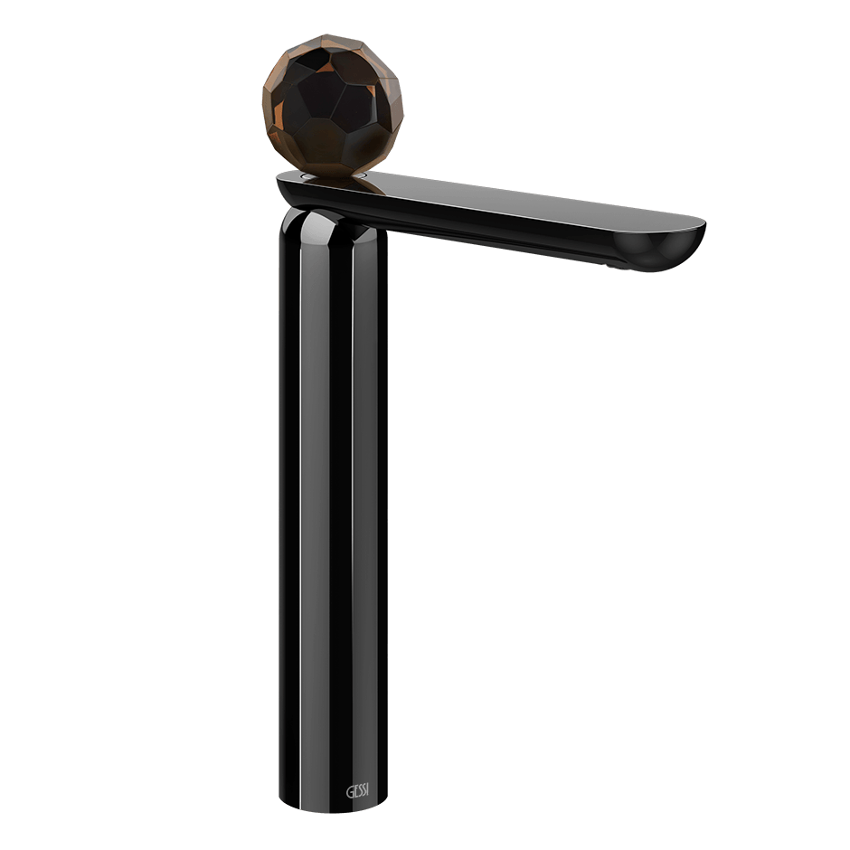 Gessi Washbasin Mixer 74253 in Black Metal Pvd