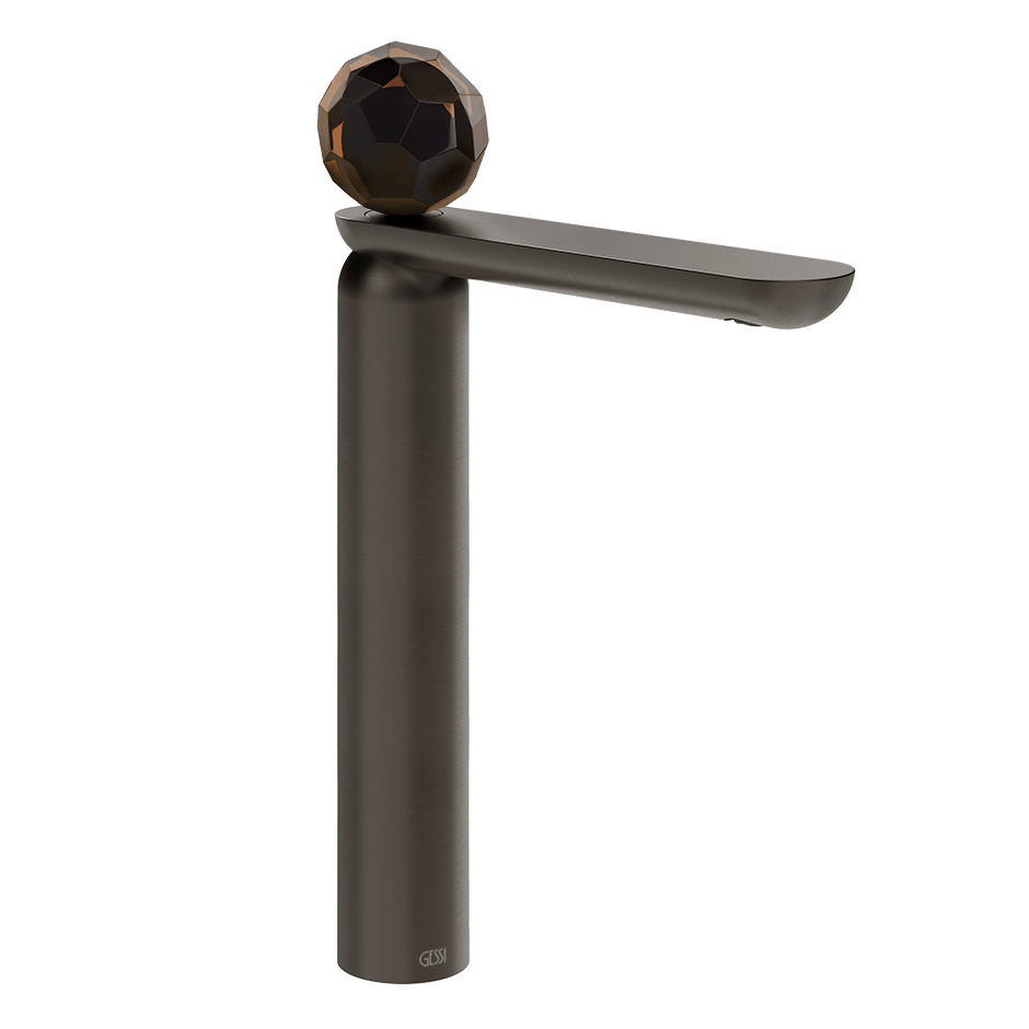 Gessi Washbasin Mixer 74253 in Black Metal Br. Pvd