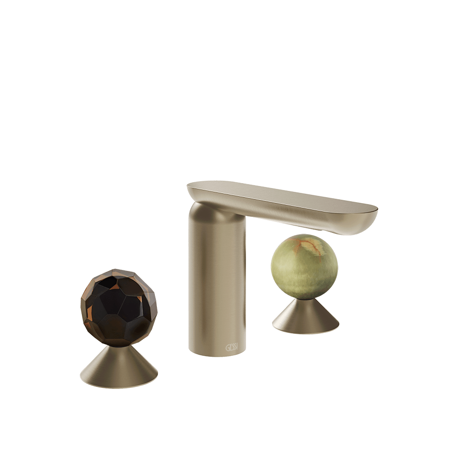 Gessi Washbasin Group 74255 in Finox Brushed Nickel