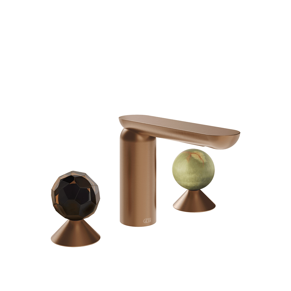 Gessi Washbasin Group 74255 in Copper Brushed Pvd