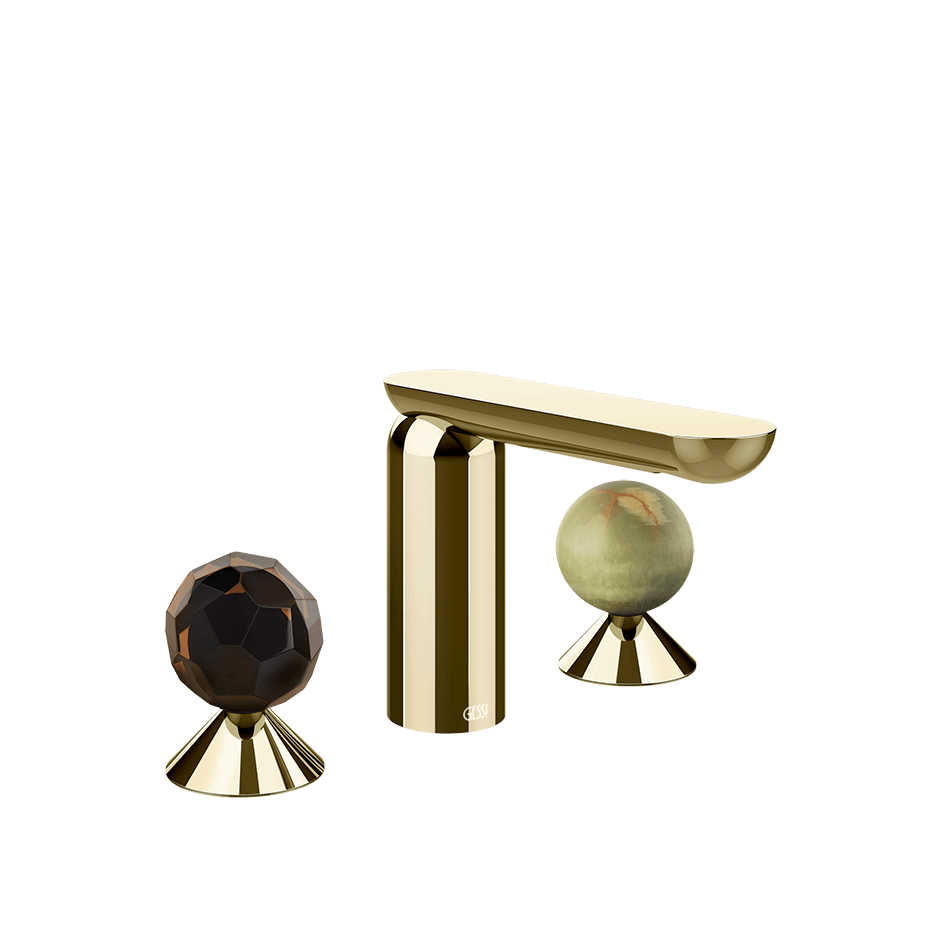 Gessi Washbasin Group 74255 in Brass Pvd