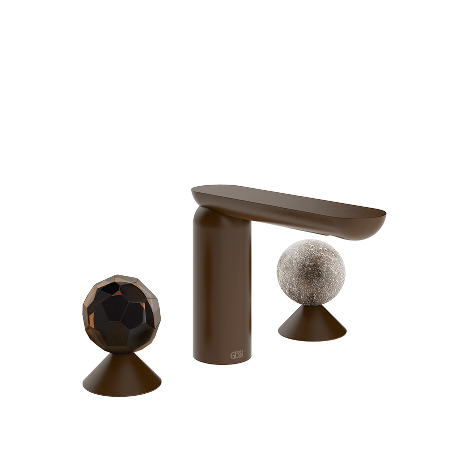 Gessi Washbasin Group 74265 in Dark Bronze