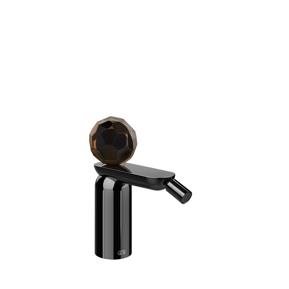 Gessi Bidet Mixer 74268 in Black Metal Pvd