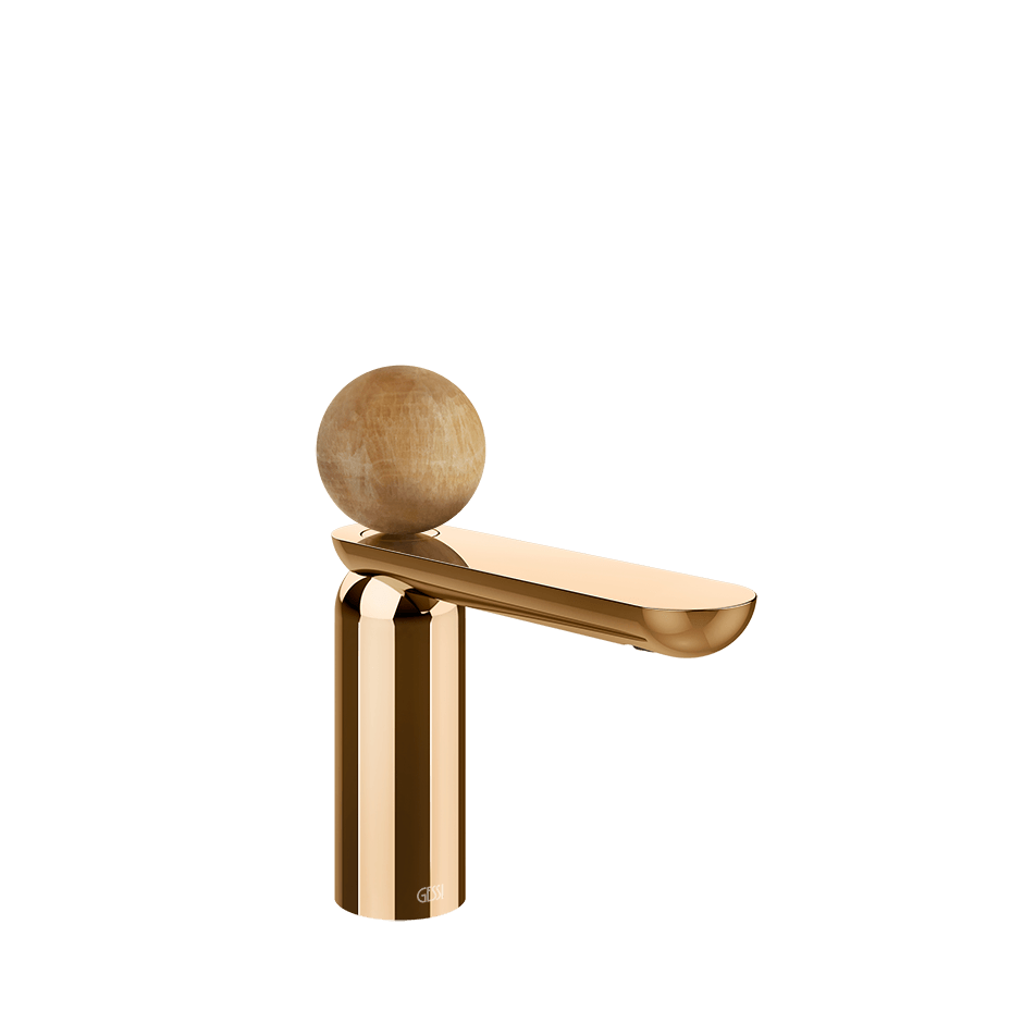 Gessi Washbasin Mixer 74302 in Warm Bronze Pvd