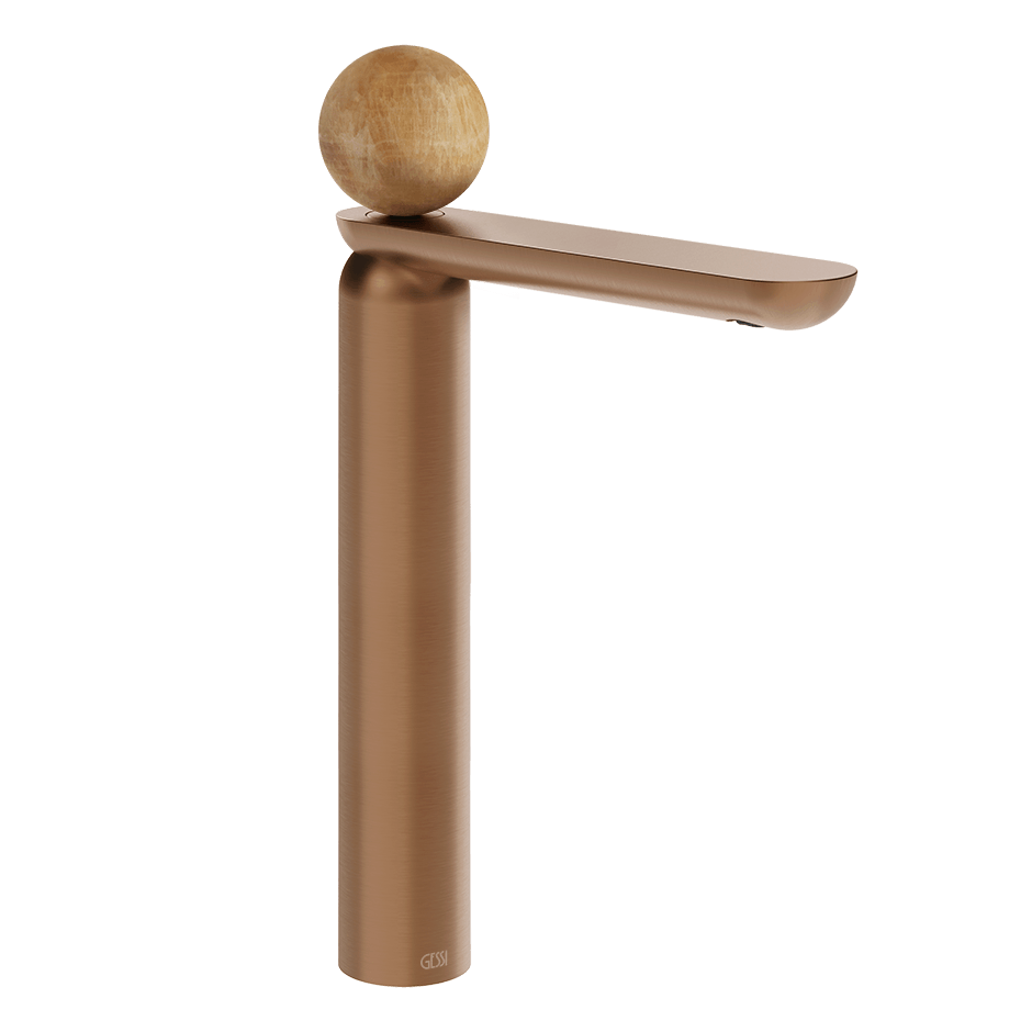 Gessi Washbasin Mixer 74304 in Copper Brushed Pvd