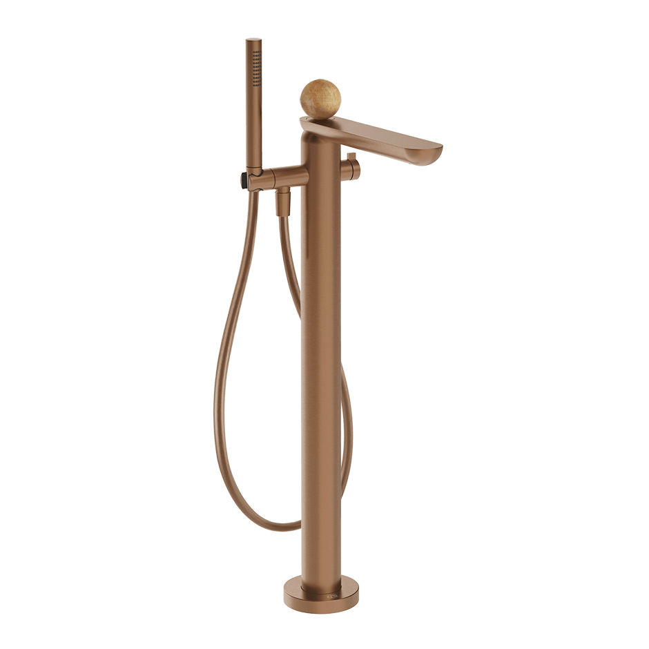 Gessi Bath Mixer 74329 in Copper Brushed Pvd