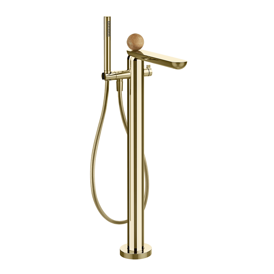 Gessi Bath Mixer 74329 in Brass Pvd