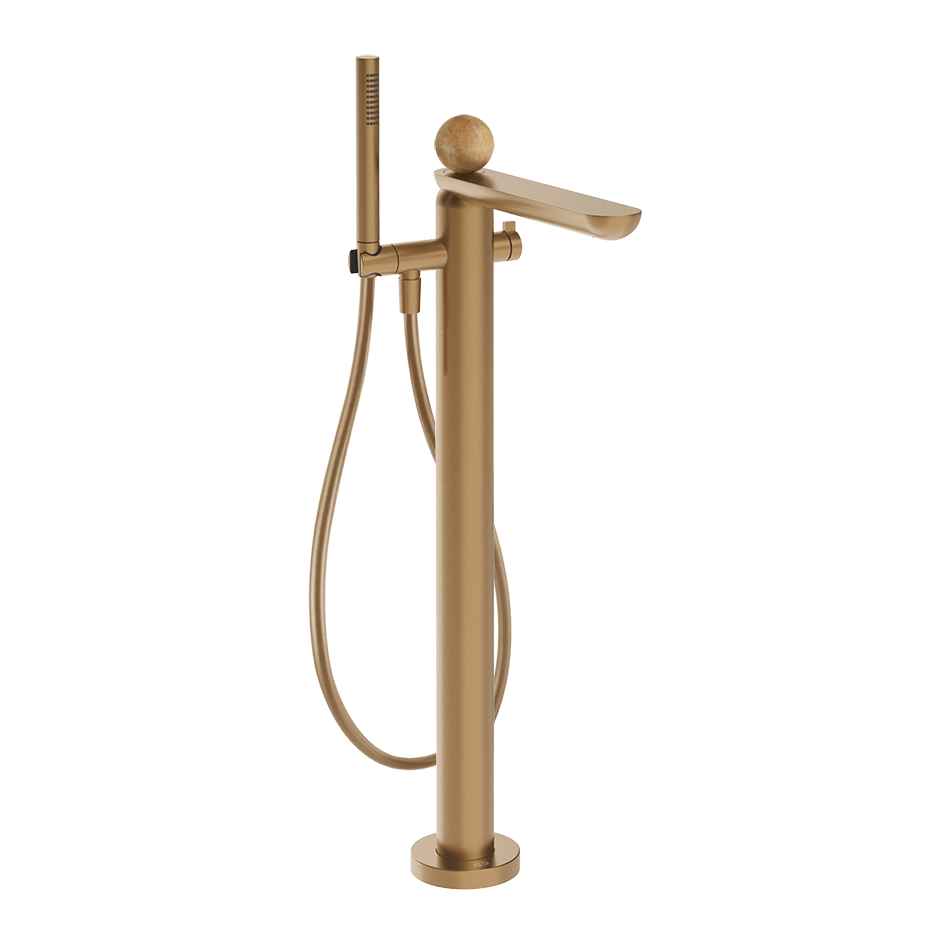 Gessi Bath Mixer 74329 in Warm Bronze Br. Pvd
