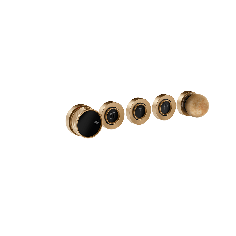 Gessi Shower Mixer 74334 in Warm Bronze Br. Pvd