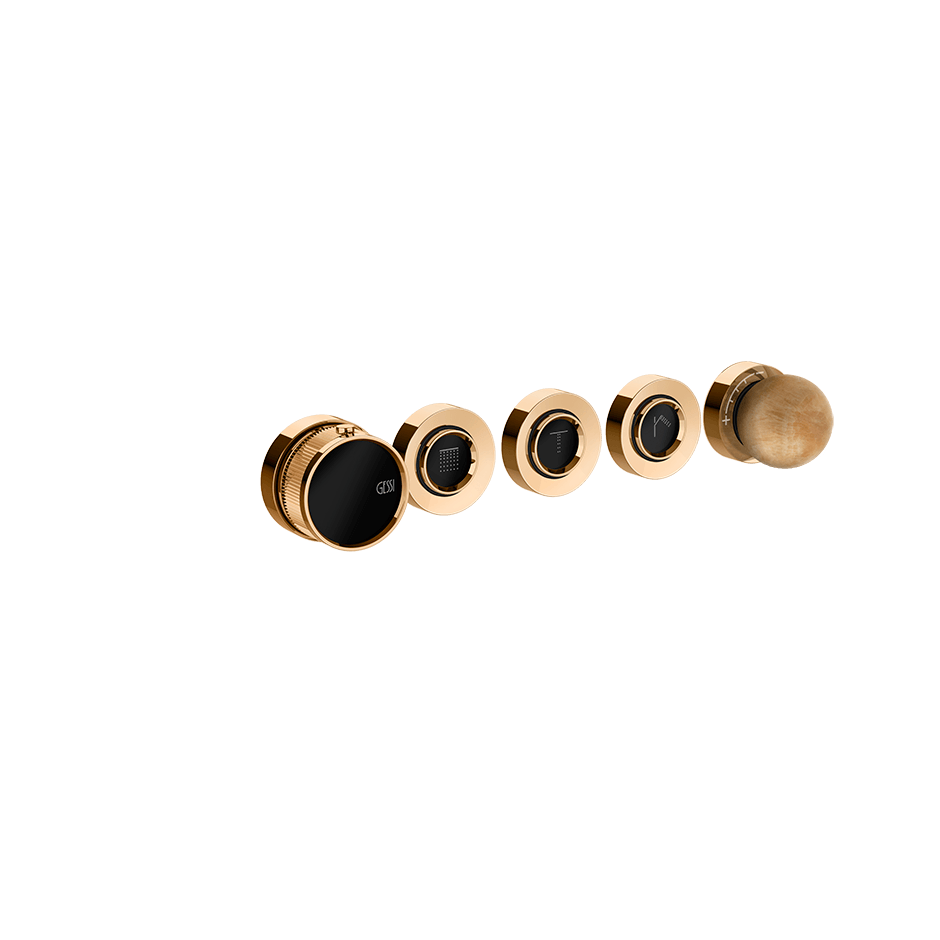 Gessi Shower Mixer 74334 in Warm Bronze Pvd